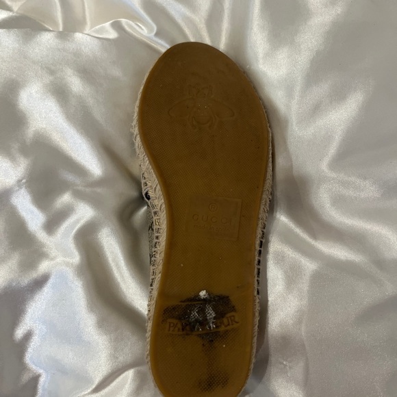 Gucci Gold Bee Espadrille - Picture 3 of 4